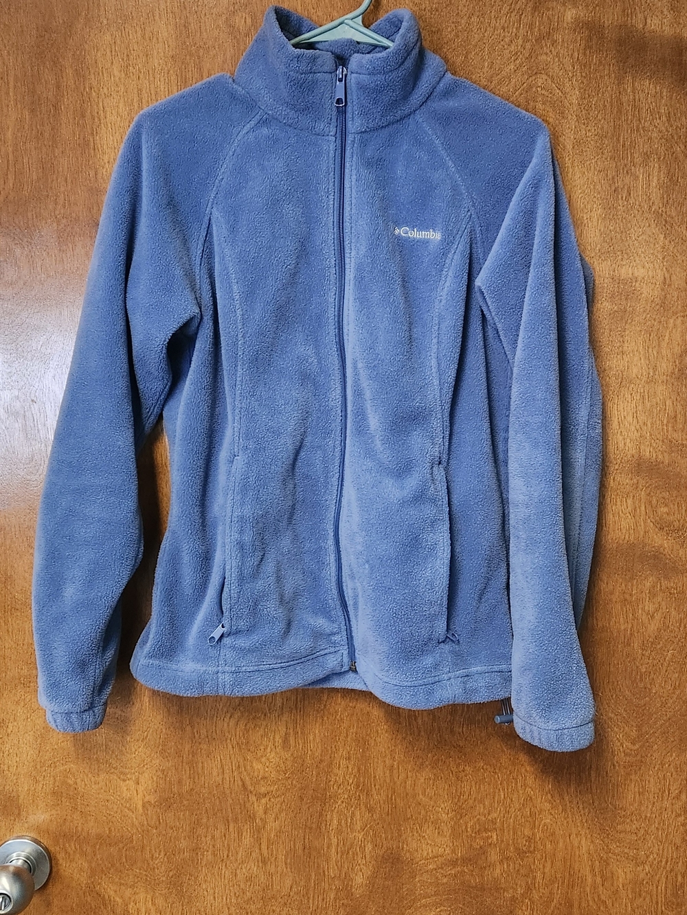 Columbia Blue Full-Zip Fleece Jacket